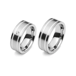 Freundschaftsringe Edelstahl