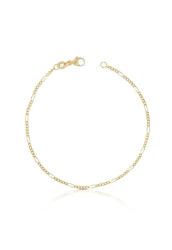 Fusskette Figaro Gelbgold 750, 24cm, 1.8mm