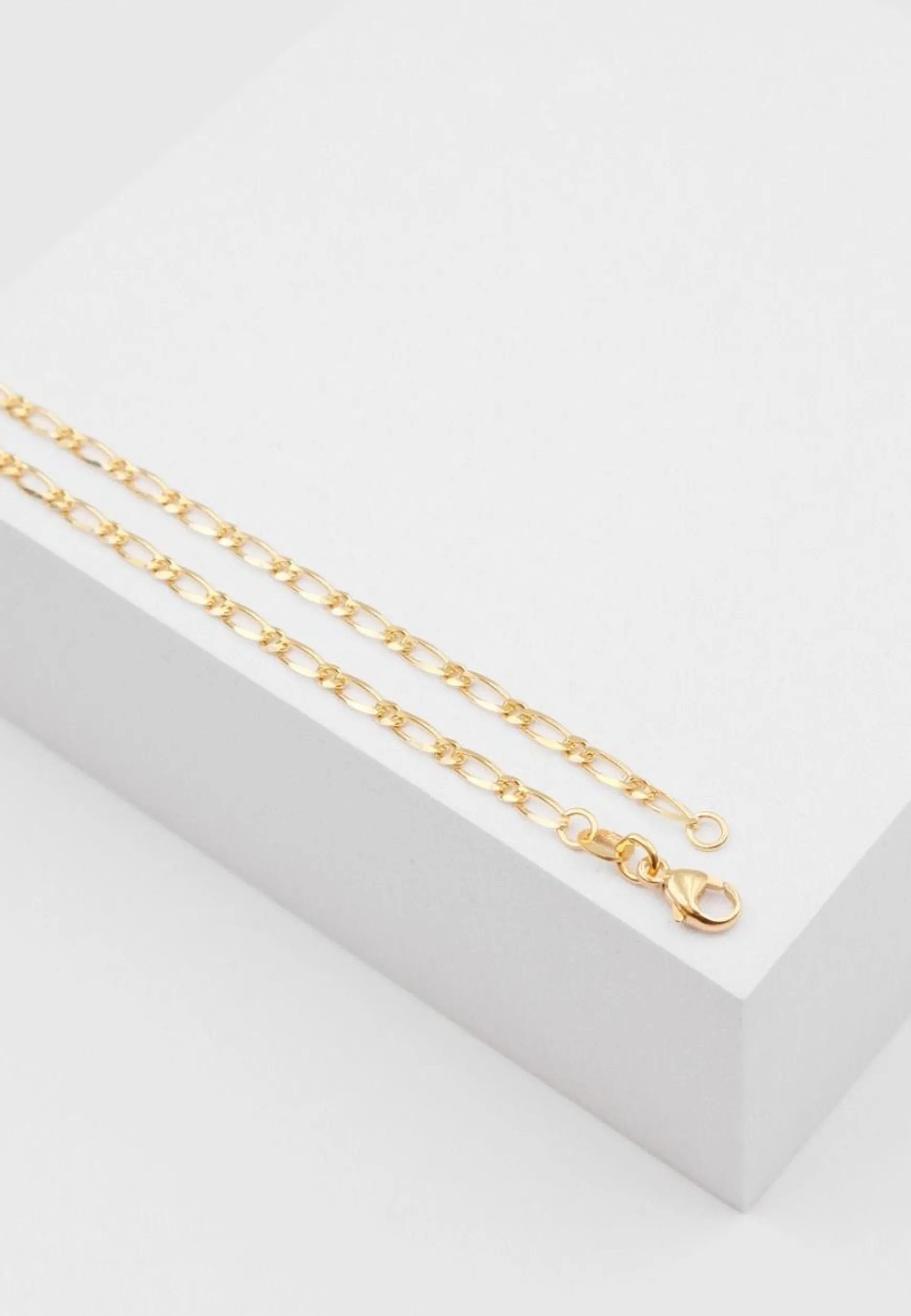 Fusskette Figaro Gelbgold 750, 24cm, 2.3mm