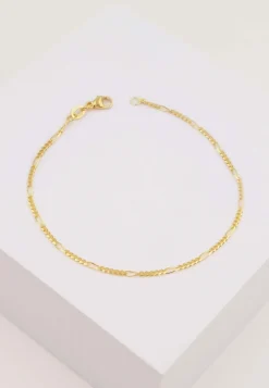 Fusskette Figaro Gelbgold 750, 24cm, 1.8mm