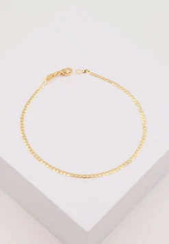 Fusskette Panzer Gelbgold 750, 24cm, 1.9mm