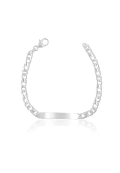 ID-Bracelet 8er-Kette Silber 925, 4.9mm, 19cm