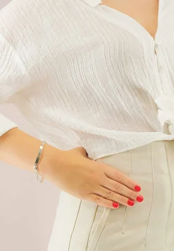 ID-Bracelet 8er-Kette Silber 925, 4.9mm, 19cm