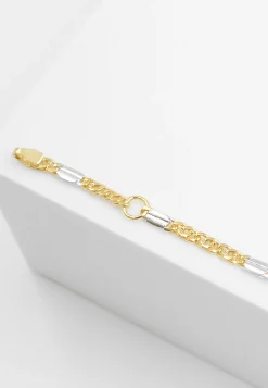 ID-Bracelet Fantasie Gelbgold 585, 2.3mm, 14cm