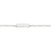 ID-Bracelet Figaro Silber 925, 2.3mm, 14cm