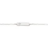 ID-Bracelet Figaro Silber 925 Stern, 1.9mm, 14cm