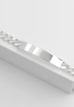 ID-Bracelet Panzer Silber 925, 6mm, 19cm