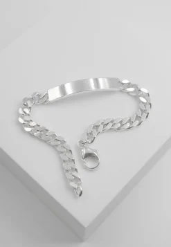 ID-Bracelet Panzer Silber 925, 6mm, 21cm