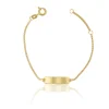 ID-Bracelet Venezianer Gelbgold 585, 1.1mm, 14cm