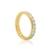 Memoire Ring Gelbgold 750 Zirkonia