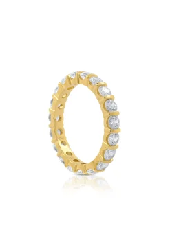 Memoire Ring Gelbgold 750 Zirkonia