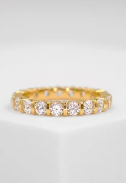 Memoire Ring Gelbgold 750 Zirkonia