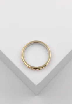 Memoire Ring Gelbgold 750 Zirkonia