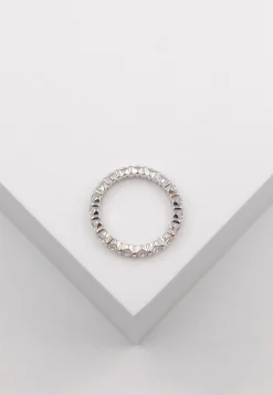 Memoire Ring Weissgold 750 Zirkonia