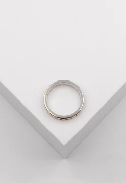 Memoire Ring Weissgold 750 Zirkonia