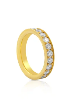 Mémoire Ring Diamant 2ct. Gelbgold 750