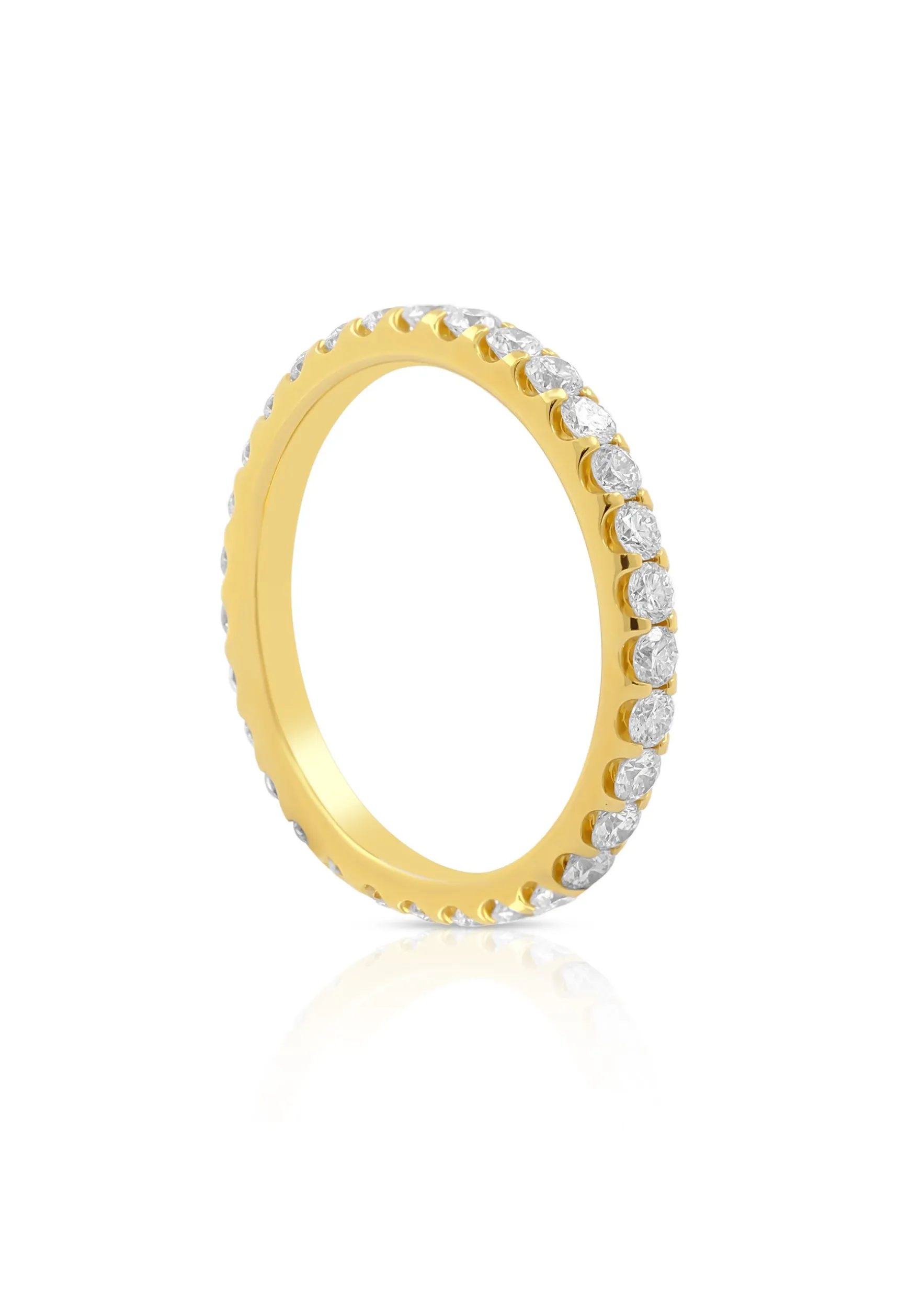 Mémoire Ring Diamant 1.00ct. Gelbgold 750