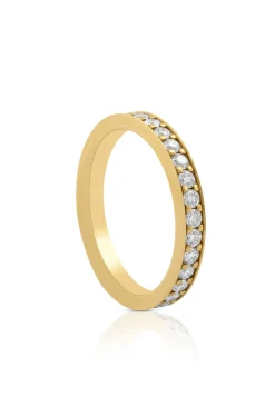 Mémoire Ring Diamant 1.00ct. Gelbgold 750
