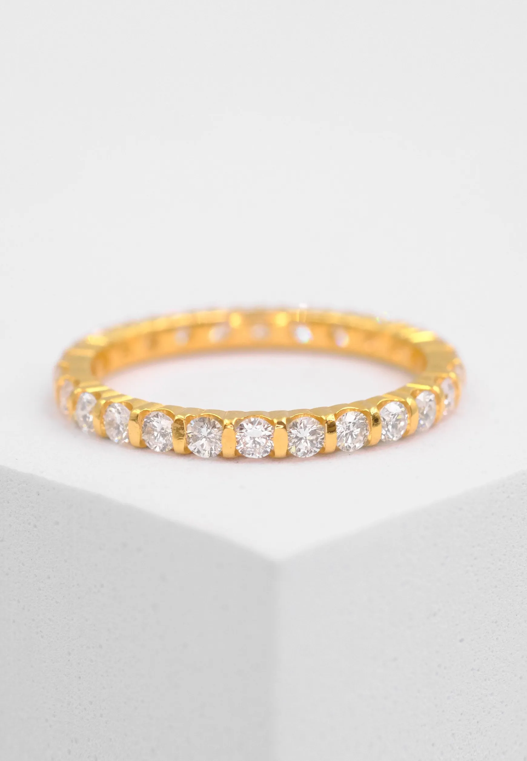 Mémoire Ring Diamant 1.00ct. Gelbgold 750