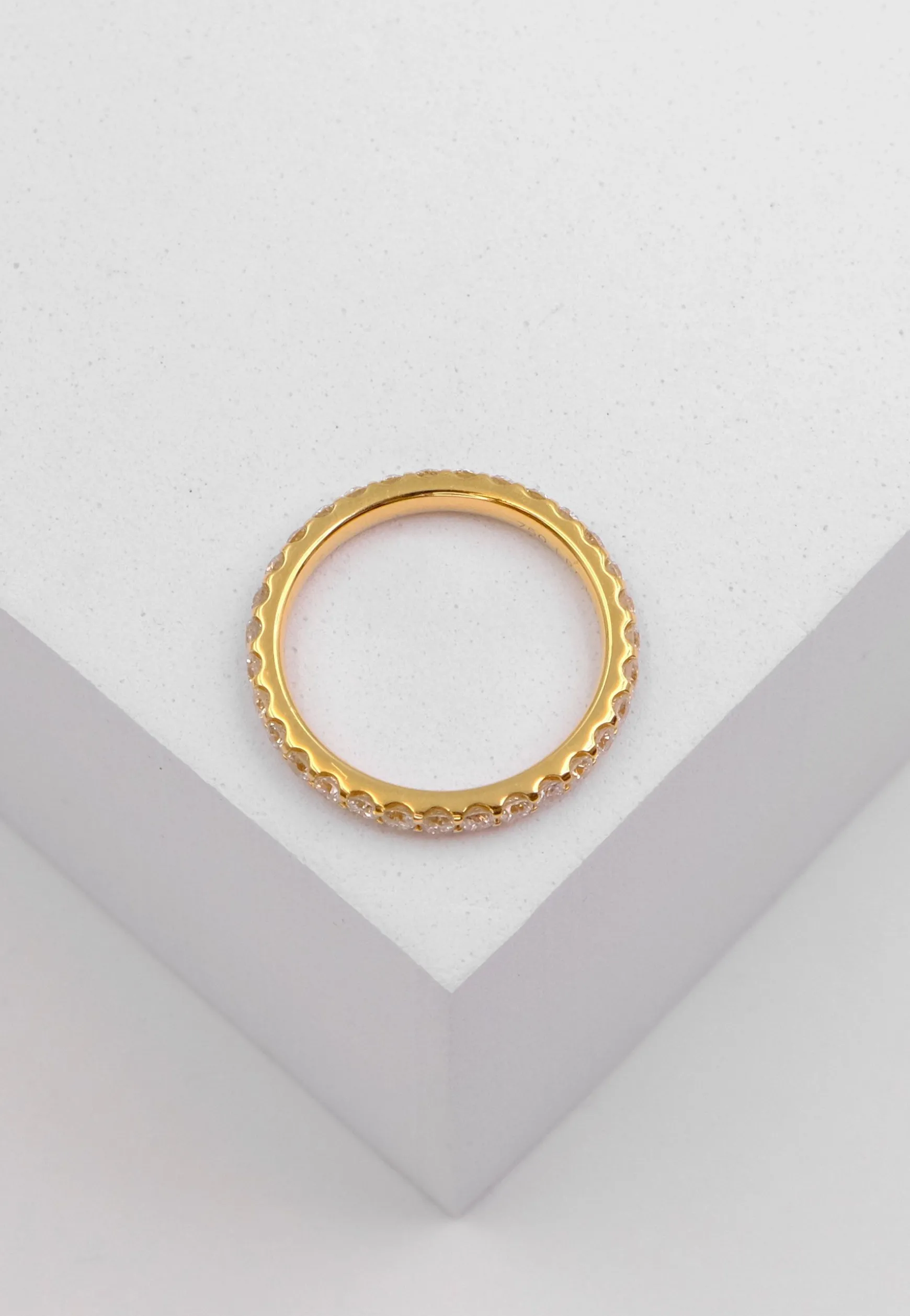 Mémoire Ring Diamant 1.00ct. Gelbgold 750