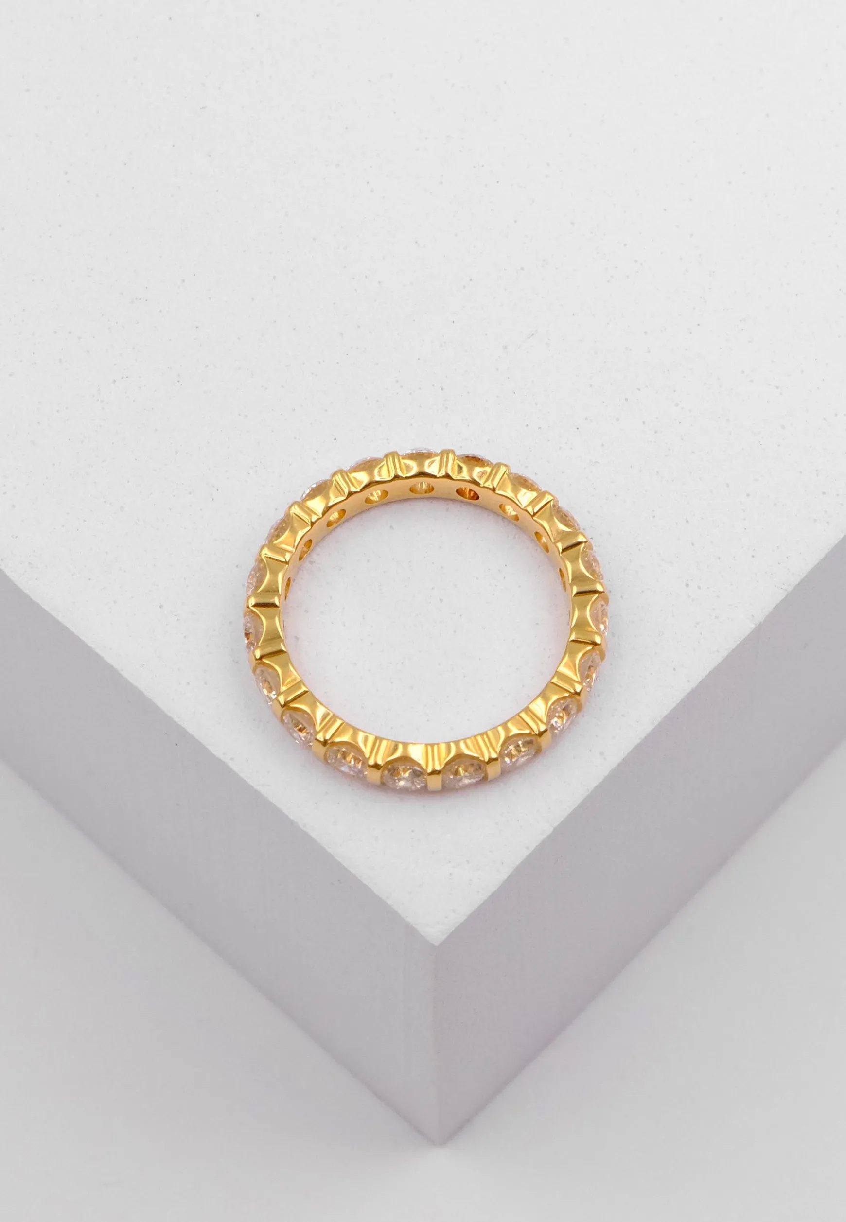 Mémoire Ring Diamant 2ct. Gelbgold 750