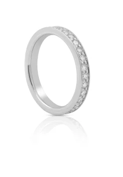 Mémoire Ring Diamant 1.00ct. Weissgold 750