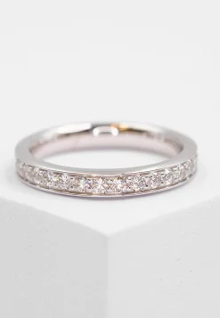 Mémoire Ring Diamant 1.00ct. Weissgold 750