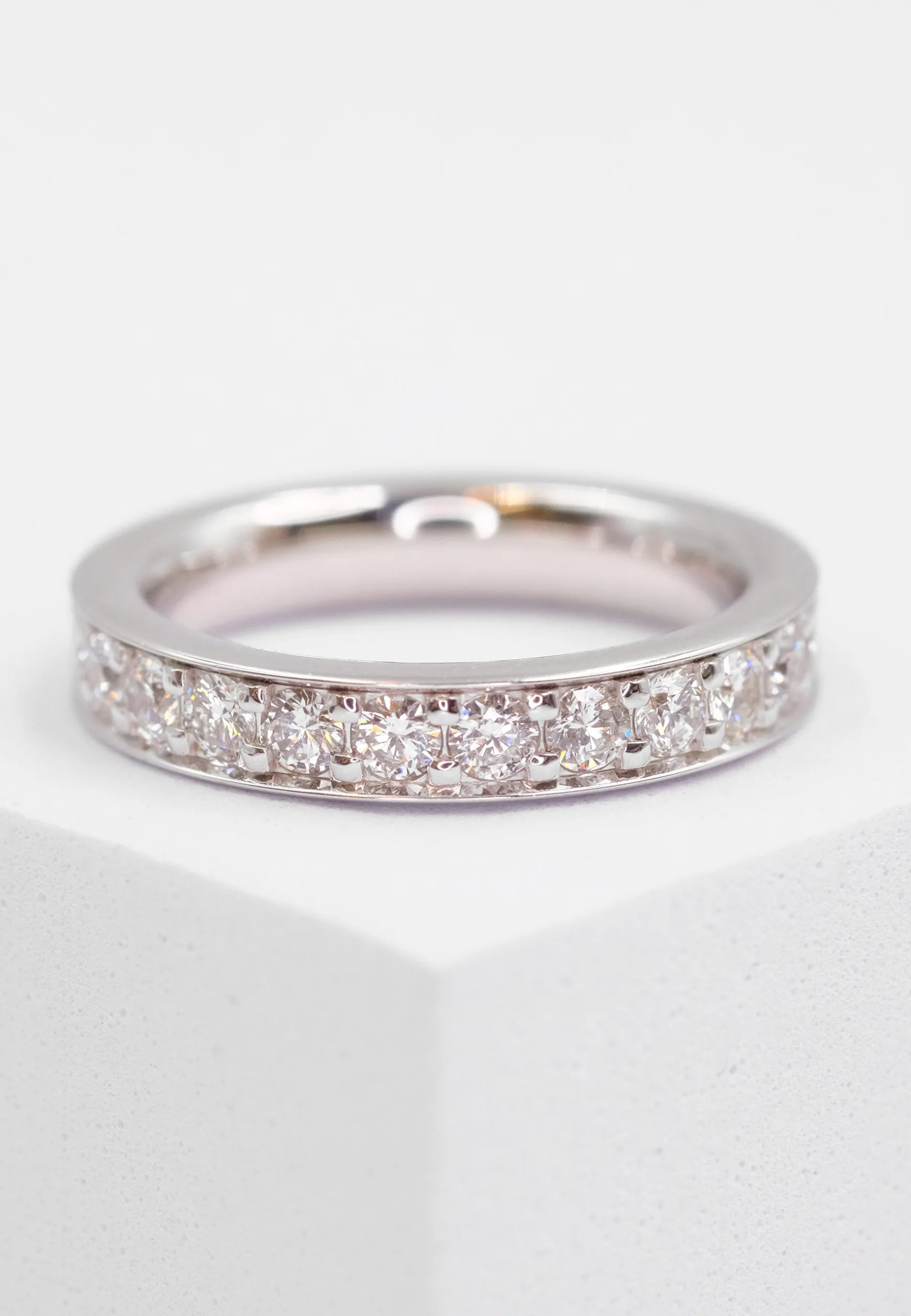 Mémoire Ring Diamant 1.50ct. Weissgold 750