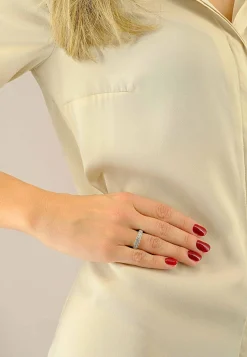 Mémoire Ring Diamant 2ct. Weissgold 750