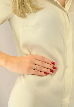 Mémoire Ring Diamant 1.50ct. Weissgold 750