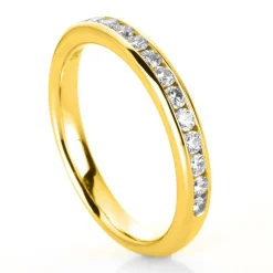 Mémoire-Ring 750/18K Gelbgold Diamant 0.34ct.
