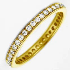 Mémoire-Ring 750/18K Gelbgold Diamant 0.55ct.