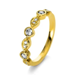 Mémoire-Ring 750/18K Gelbgold Diamant 0.26ct.