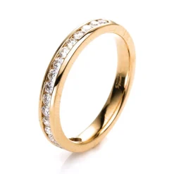 Mémoire-Ring 750/18K Gelbgold Diamant 0.5ct.