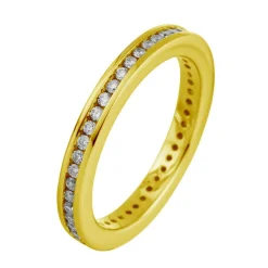 Mémoire-Ring 750/18K Gelbgold Diamant 0.49ct.