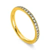 Mémoire-Ring 585/14K Gelbgold Diamant 0.49ct.