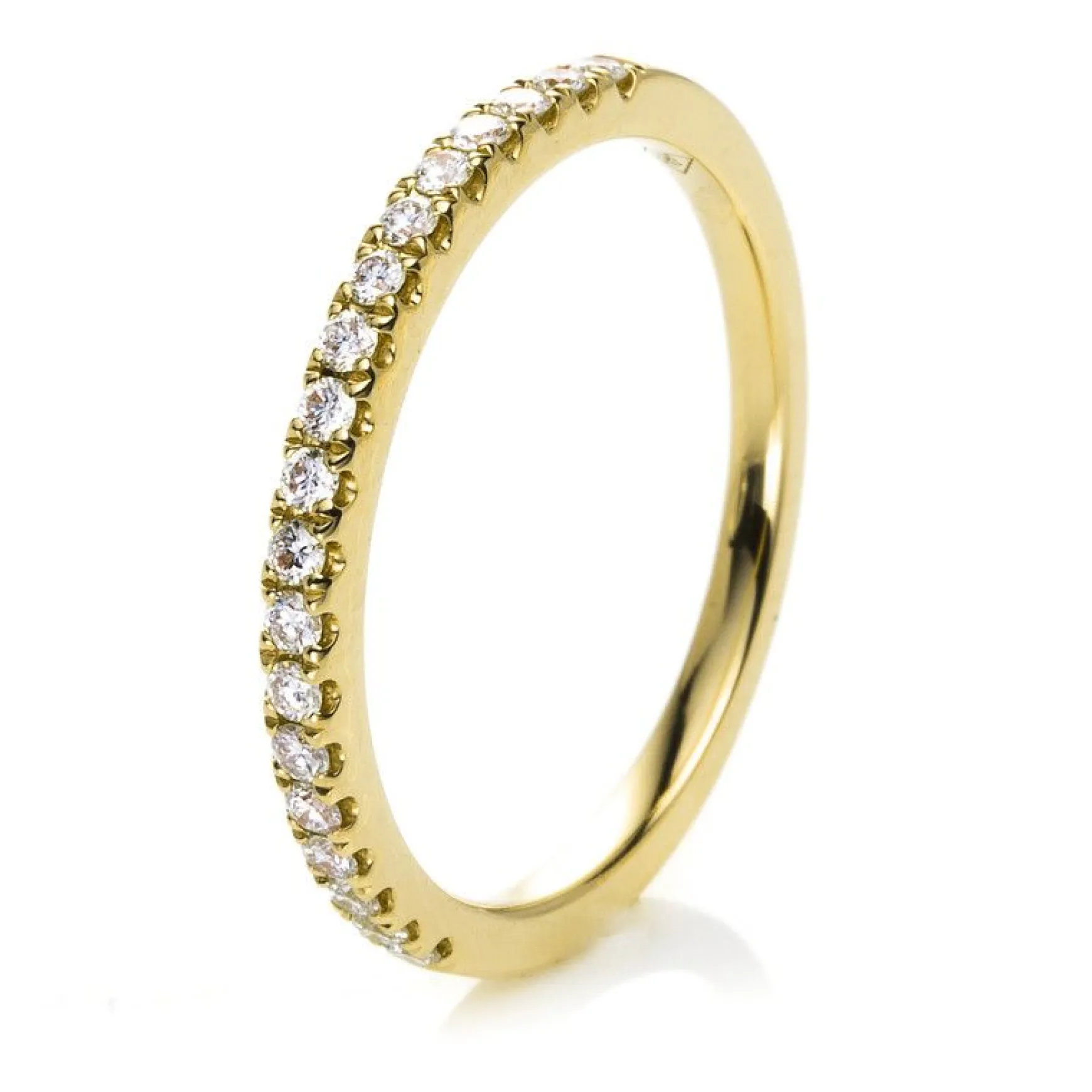 Mémoire-Ring 750/18K Gelbgold Diamant 0.22ct.