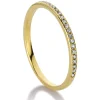 Mémoire-Ring 750/18K Gelbgold Diamant 0.07ct.