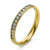 Mémoire-Ring 750/18K Gelbgold Diamant 0.25ct.
