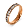 Mémoire-Ring 585/14K Roségold Diamant 0.5ct.