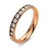 Mémoire-Ring 585/14K Roségold Diamant 0.5ct.