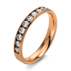 Mémoire-Ring 585/14K Roségold Diamant 0.5ct.