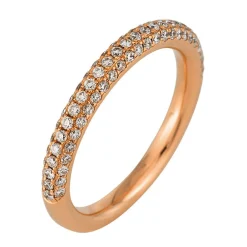 Mémoire-Ring 750/18K Rotgold Diamant 0.51ct.