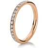 Mémoire-Ring 750/18K Rotgold Diamant 0.68ct.