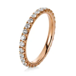Mémoire-Ring 750/18K Rotgold Diamant 1.01ct.