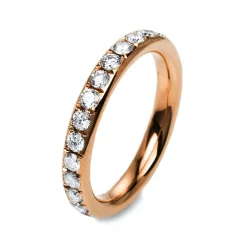 Mémoire-Ring 750/18K Rotgold Diamant 1.27ct.