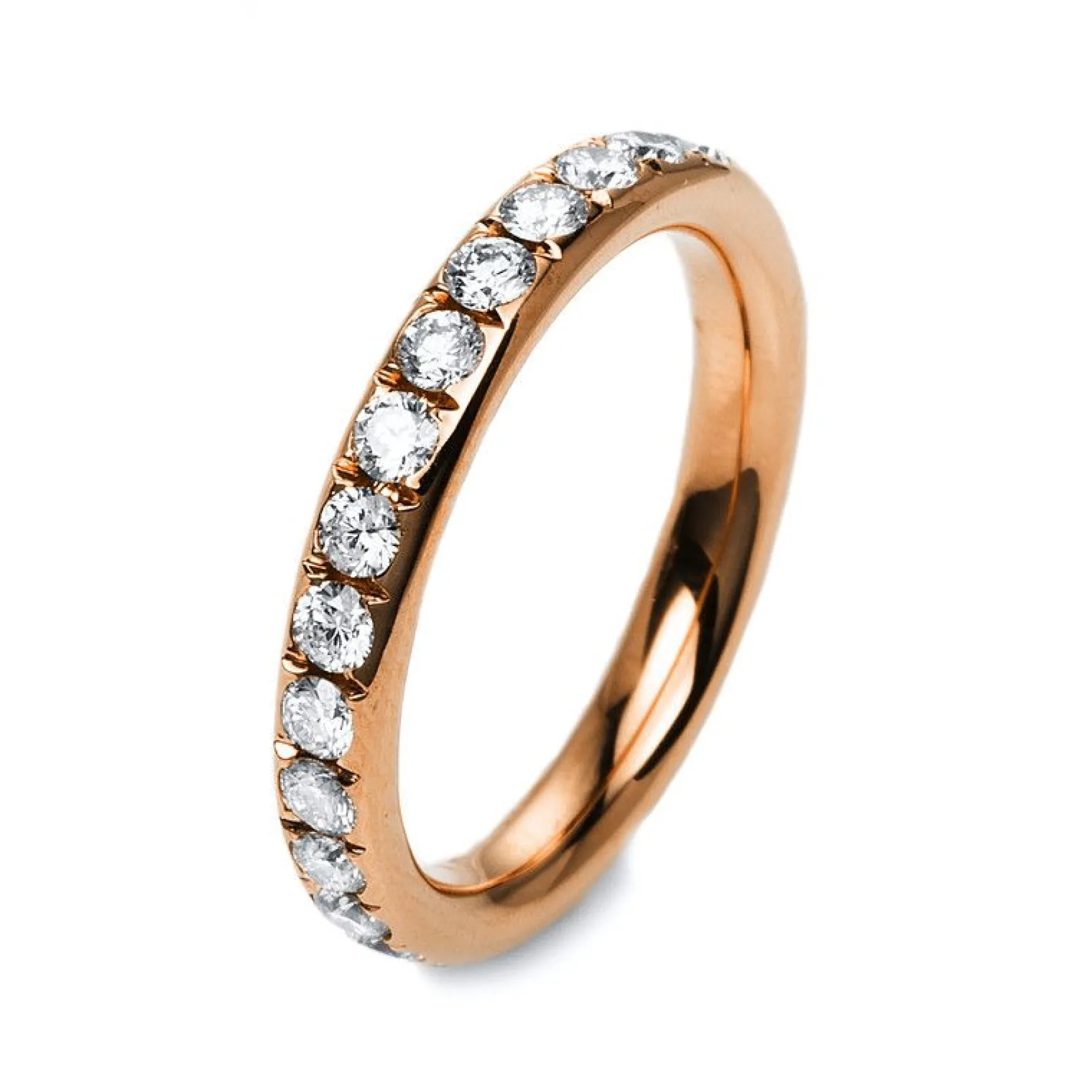 Mémoire-Ring 750/18K Rotgold Diamant 1.27ct.