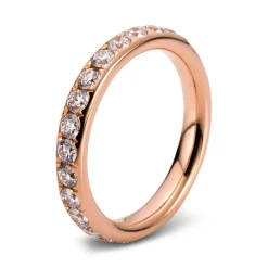 Mémoire-Ring 750/18K Rotgold Diamant 0.94ct.