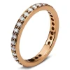 Mémoire-Ring 750/18K Rotgold Diamant 0.55ct.