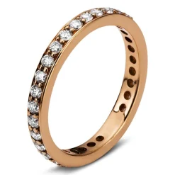 Mémoire-Ring 750/18K Rotgold Diamant 0.55ct.
